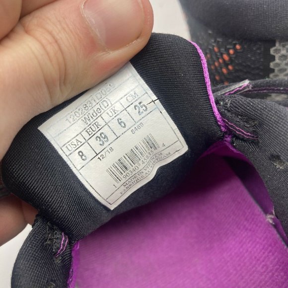 Brooks Glycerin 17 Womens Running Shoes Black Purple Size 8D Wide EU 39 - Picture 3 of 9